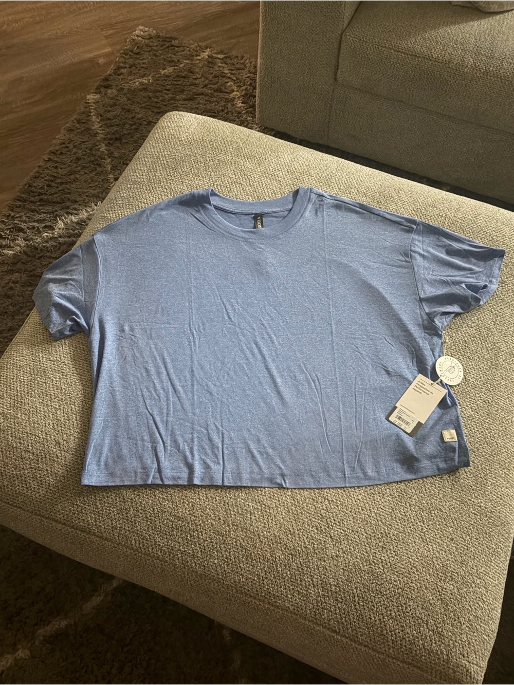 Vuori Energy Tee - Riviera Blue Heather